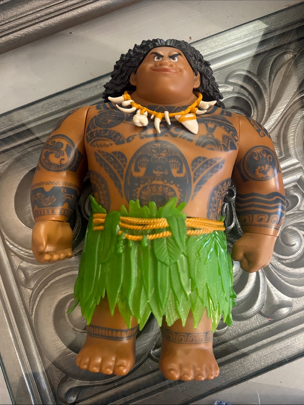 Disney Maui Moana Doll Large Figure NO HOOK Leaf Skirt Shell Necklace 2015